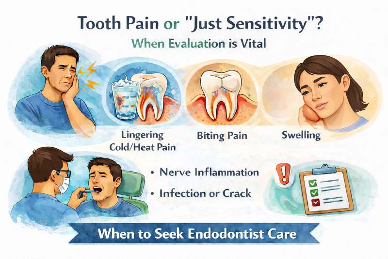 Tooth pain in Glendora that won’t settle may be nerve inflammation, infection, or a cracked tooth. Learn key symptoms and when an endodontist visit is safest.