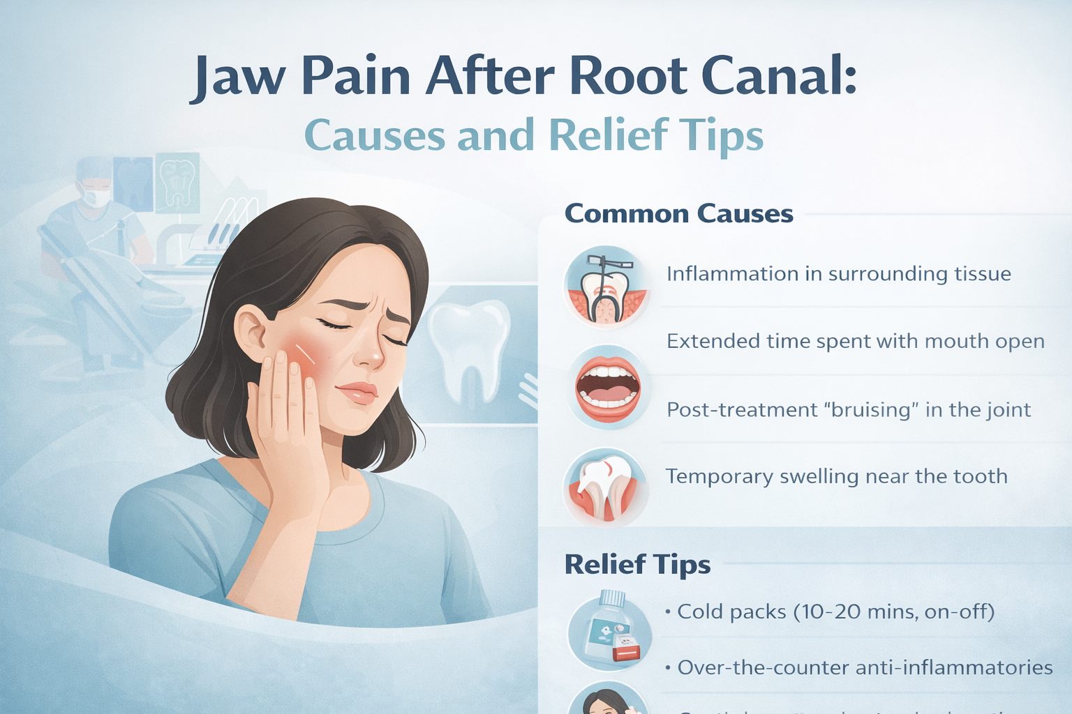 Jaw Pain After Root Canal: Causes and Relief Tips