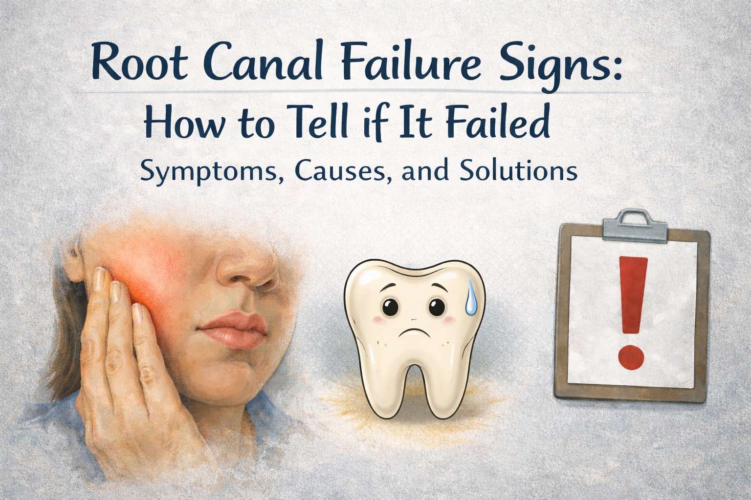 Root Canal Failure Signs: How to Tell if It Failed (Symptoms, Causes, and Solutions)