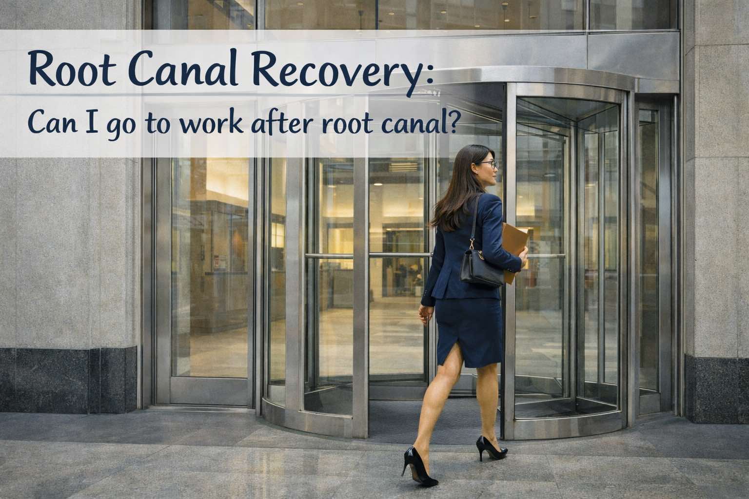Root Canal Recovery Tips: Can I Go to Work After?