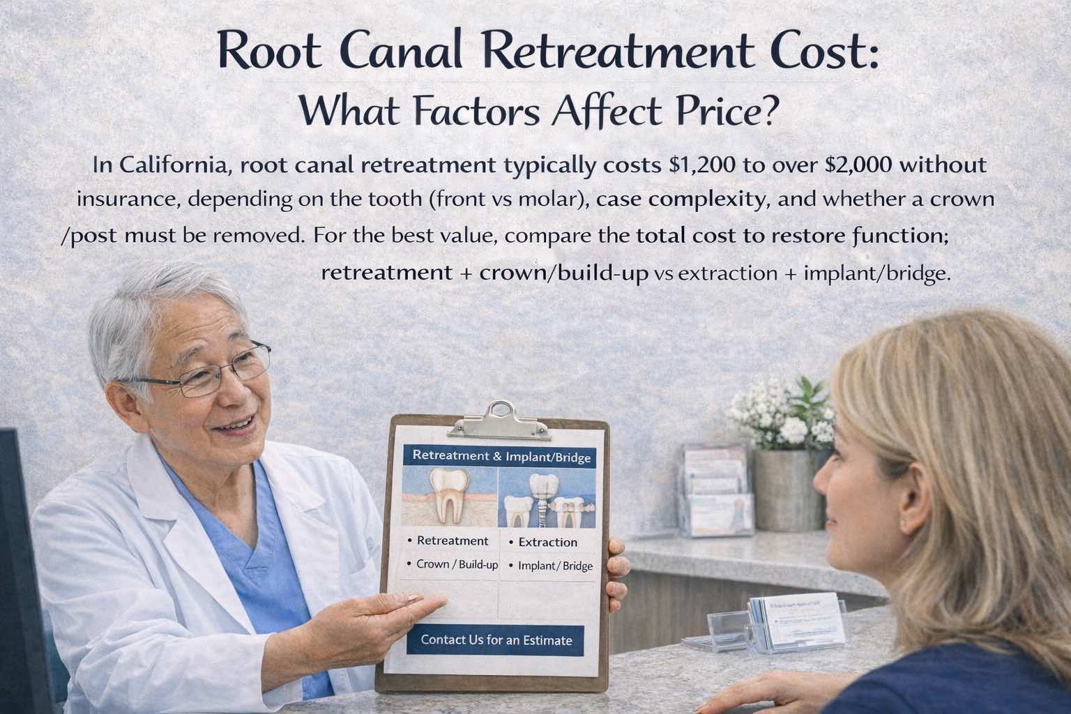 Root Canal Retreatment Cost: Root Canal Costs - Biocrede Endodontics
